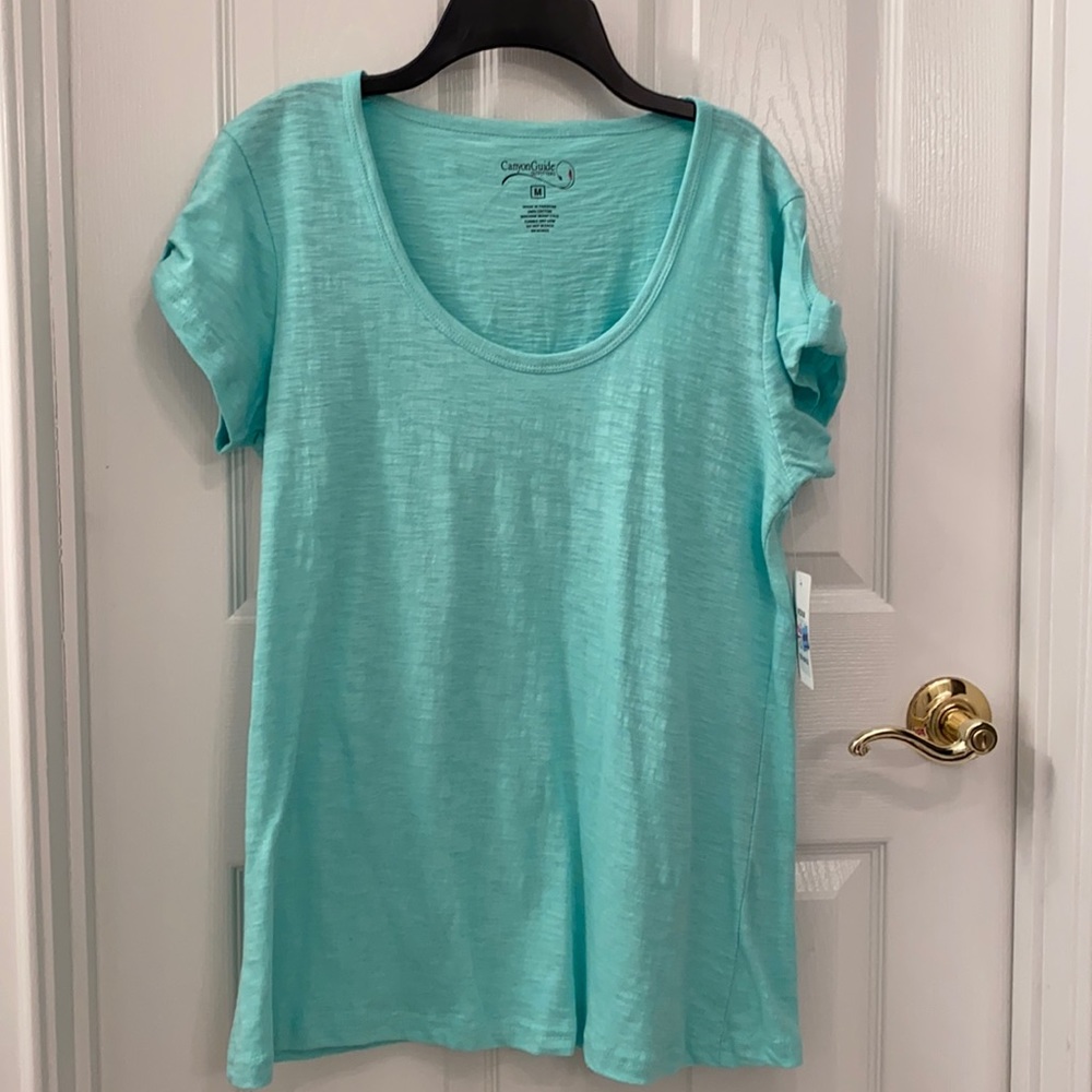 Canyon Guide Outfitters Medium Aqua T shirt NWT